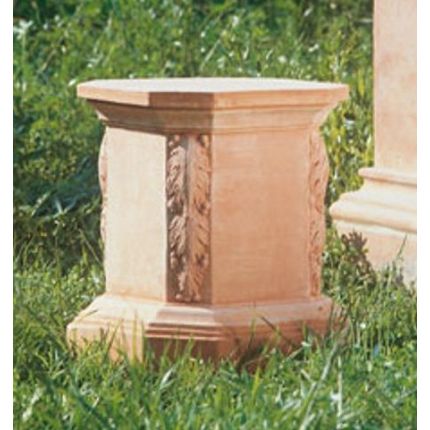 Impruneta Terracotta, Colonnetta baccellata, Säule, Podest, Sockel