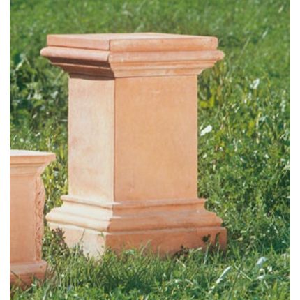 Impruneta Terracotta, Colonna quadrata con Capitello, Säule, Podest, Sockel