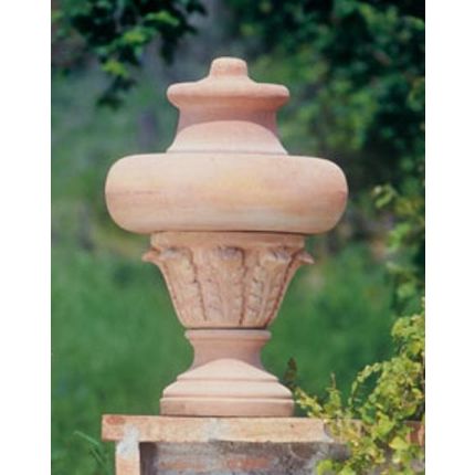  Impruneta Terracotta, Olla con Foglie, Pokal