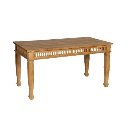 Teak, Betawi, viereckiger Teaktisch, Gartentisch, Holztisch, Tisch