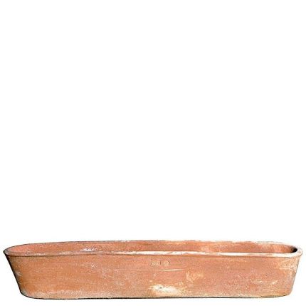 Impruneta Terracotta, Cassetta da davanzale stondata, Blumengefäß, Kassette
