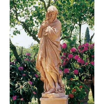  Impruneta Terracotta, Statua Inverno, Figur, Winter (4 Jahreszeiten), männlich