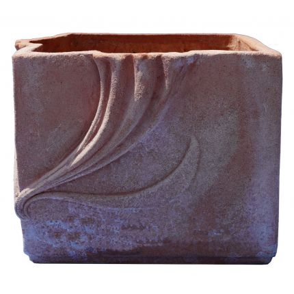 Impruneta Terracotta, Cassetta quadrata con rilievo, Montecchio, SONDERANGEBOT 60% reduziert