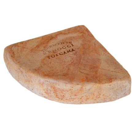 Galestro Terracotta, Triangolo, Dreiecksfuß, Topffüße, Fußuntersetzer, Terracottafuß