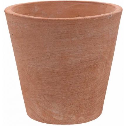 TerrArte Terracotta, Conico Moderne, schlichtes Pflanzgefäß, Blumentopf, Pflanztopf