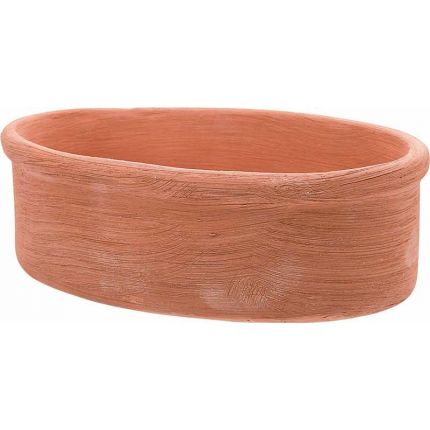 Galestro Terracotta, Cassetta Ovale Bonsai Galestro, Pflanzschale, oval, schlicht, klein, flach, Bonsaischale, Schale, Tonschale, Terracottaschale, Topf, Tontopf