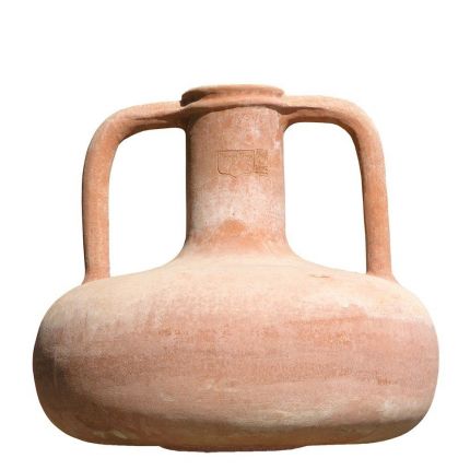 Impruneta Terracotta, Anfora Livia, Krug mit Henkeln und schmalem Hals, Krug, Vase