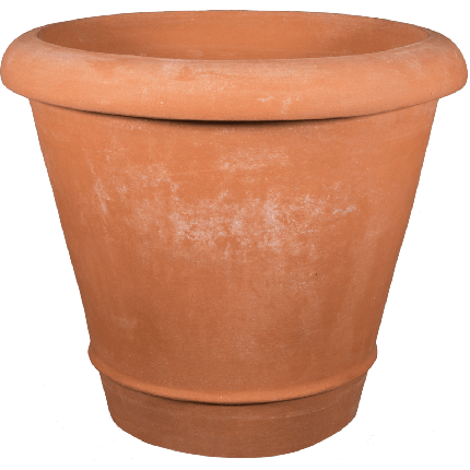 Impruneta Terracotta, Vaso Senza Limoni, runder Pflanztopf 