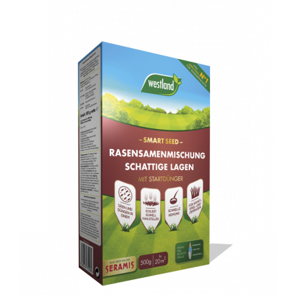 Smart Seed Rasensamenmischung Schattige Lagen 20 m², 500g