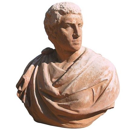 Impruneta Terracotta, Bruto - Michelangelo, Büste, Gartendekoration, Figur
