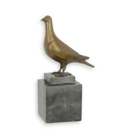 Bronzefigur Taube, A BRONZE SCULPTURE OF AN PIGEON
