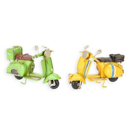 2er-Set Miniaturmodelle Scooter, Roller, Zinnblech, A PAIR OF TIN SCOOTER MODELS