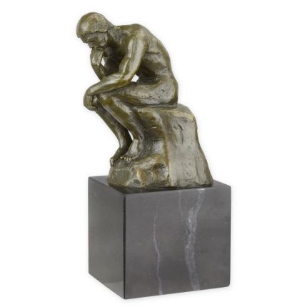 Bronzefigur "Der Denker", A BRONZE SCULPTURE OF THE THINKER