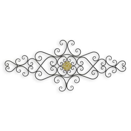 Wanddekoration Ornament aus Eisen, AN IRON ORNAMENTAL WALL DECOR