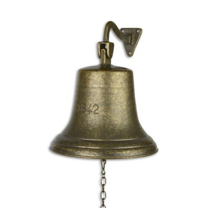 Messing-Schiffswandglocke, A BRASS WALL MOUNTED SHIP BELL