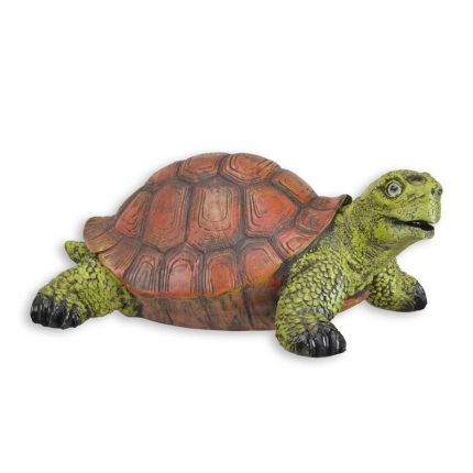Schildkrötenfigur - farbig - Länge 41 cm - Polyresin