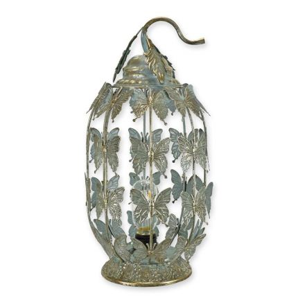 Elektrische Laterne mit Schmetterlingsdekor, AN ELECTRICAL BUTTERFLY LANTERN
