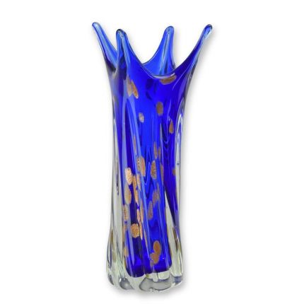 Glasvase im Murano-Stil, A MURANO STYLE GLASS VASE