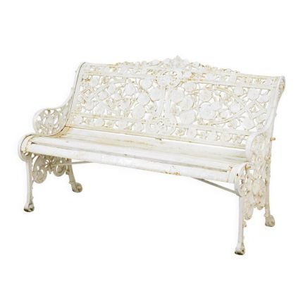 Gusseisenbank, Gartenbank, A CAST IRON GARDEN BENCH