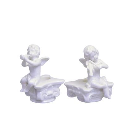 Paar Figürliche Kerzenhalter, A PAIR OF FIGURAL CANDLE HOLDERS