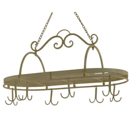 Paar Hängeregale für Töpfe und Pfannen, A PAIR OF POT AND PAN RACKS