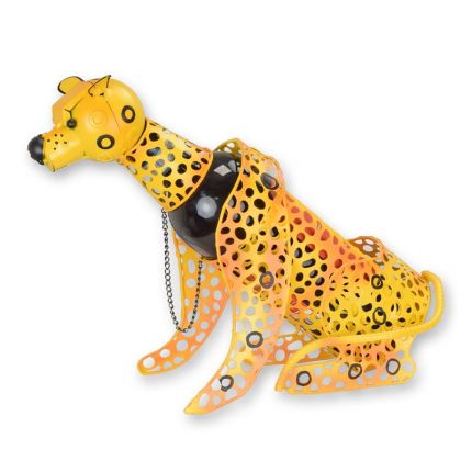 Flaschenhalter "Tiger" aus farbigem Blech - Breite 12 cm