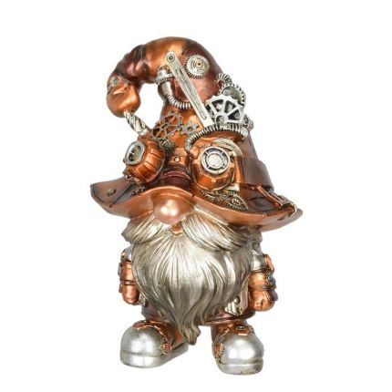 Steampunkfigur Wichtel - Höhe 21,8 cm - Polyresin