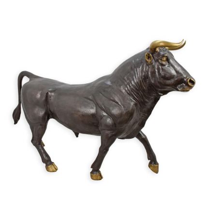 Bronzetierfigur Stier - Höhe 116 cm - Gartenfigur