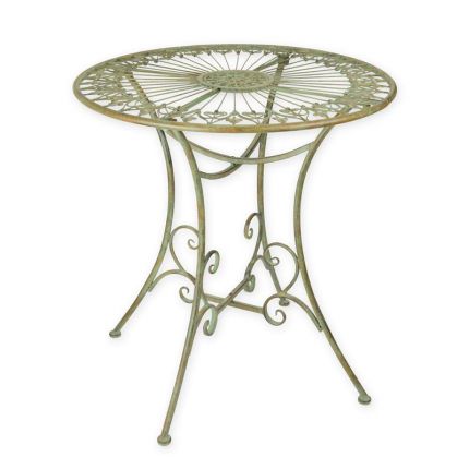 Gartentisch, Eisentisch, rund, A ROUND IRON GARDEN TABLE