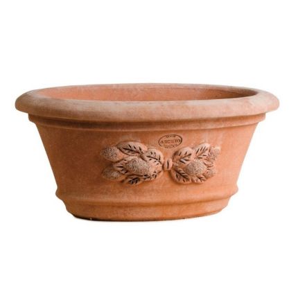 Impruneta Terracotta, Tinozza Fiocco Agrumi, Planzschalen