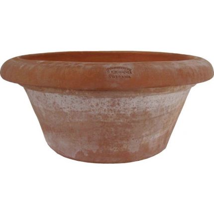  Galestro Terracotta, Cassetta Ovale e Conchino, ovales Pflanzgefäß, schlichter Blumentopf