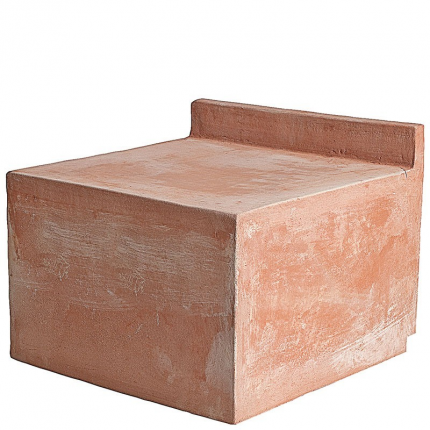 Impruneta Terracotta, Seduta Camaleonte, Bank, Hocker, Terracottastuhl, Terracottabank