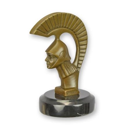 Bronzefigur spartanischer Krieger - H. 15,5 cm - Art deco-Stil - Automaskottchen