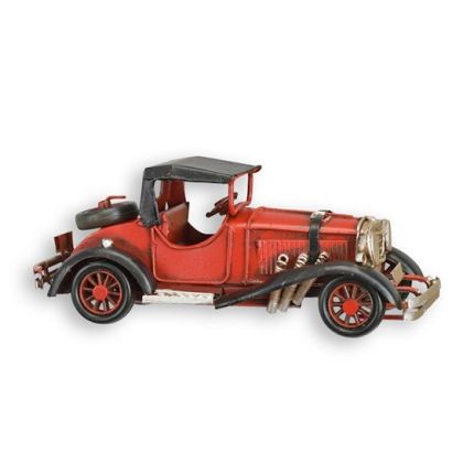Blechmodell Oldtimer - Länge 17,6 cm - rot