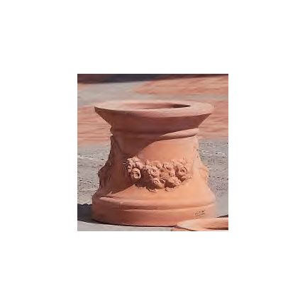 Impruneta Terracotta, Base Festonata, Base, Sockel, Terracottasockel