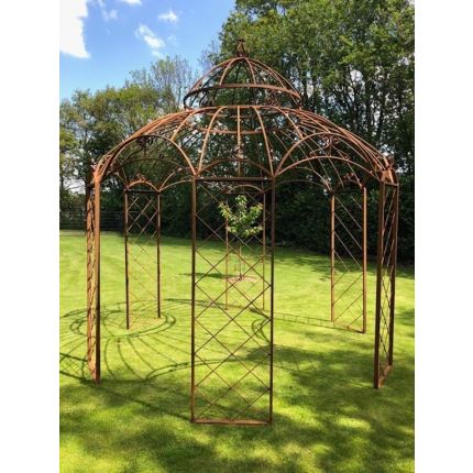 Pavillon, Breite 350 cm, Gusseisen, Gartenpavillon