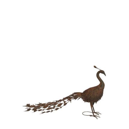 Eisenfigur, Pfau, Metallfigur, Tierfigur, Gartendekoration