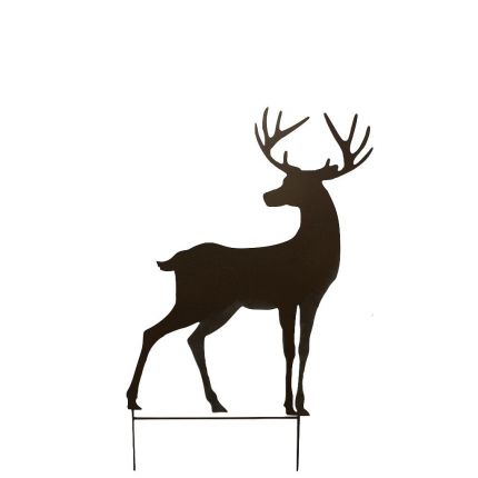 Eisenfigur, Hirsch, Steckfigur, Tierfigur, Gartendekoration