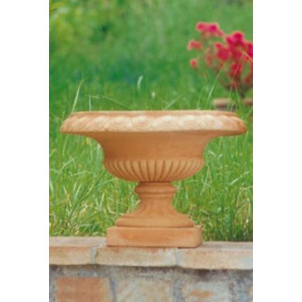  Impruneta Terracotta, Tazza Medicea con piede, Pokal