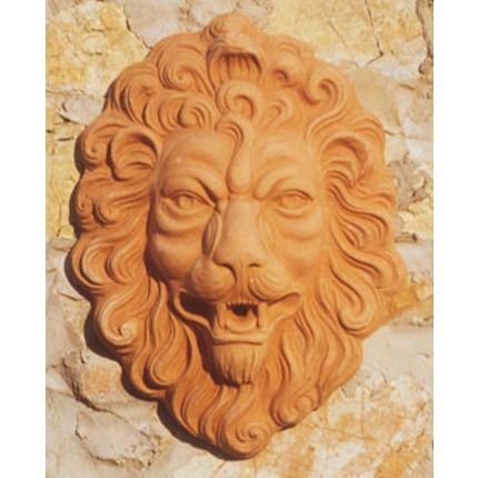 Impruneta Terracotta, Maschera leone V, Wandbilder, Reliefs