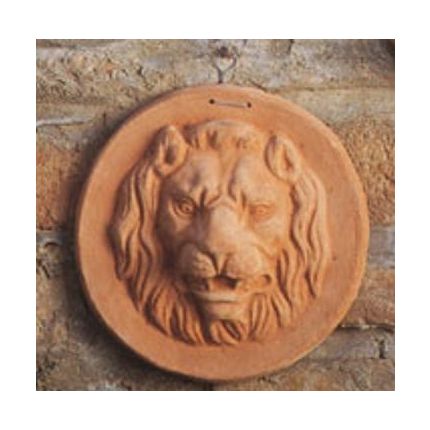 Impruneta Terracotta, Maschera leone II, Wandbilder, Reliefs 