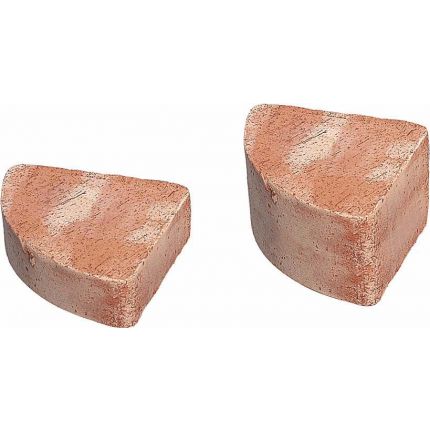 Galestro Terracotta, Piedino Zeppa, Dreiecksfuß, Topffüße, Fußuntersetzer