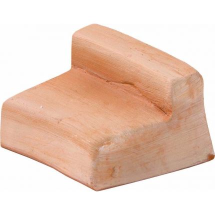 Galestro Terracotta, Piedino Rotondo Zeppa, Topffuß, Fußuntersetzer, gerundet