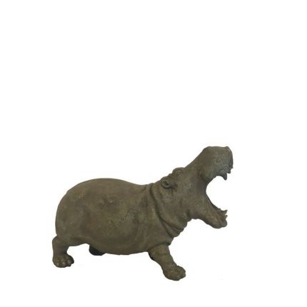 Kunststein, Nilpferd, Hippo, groß, Tierfigur, Tier, Gartendekoration