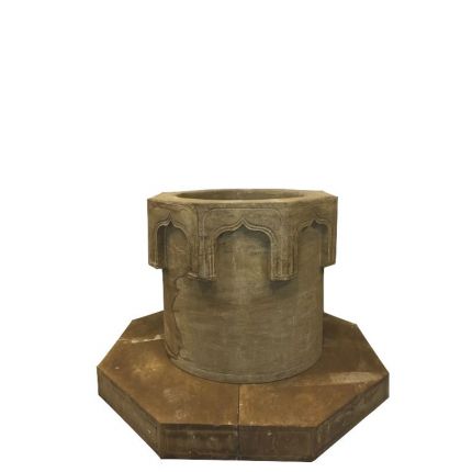 Naturstein, Wunschbrunnen, freistehender Brunnen, Gartendekoration