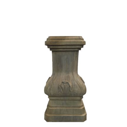 Naturstein, klassische Steinsäule, Säule, Sockel, Base