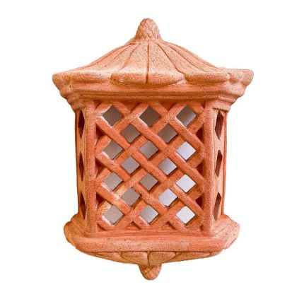 Galestro Terracotta, Lanterne da Muro Rettangolare, Laterne, Wandbild, Dekoration
