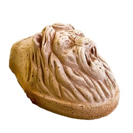 Galestro Terracotta, Pedino Testa di Leone, Löwenfuß, Löwenkopffuß, Topffüße, Fußuntersetzer, Terracottafuß