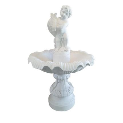 Marmorbrunnen mit Putte, A MARBLE FOUNTAIN