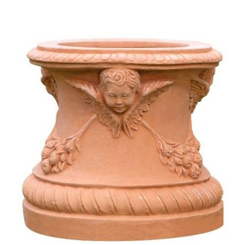 Impruneta Terracotta, Base del Vaso a Tortiglione, Sockel